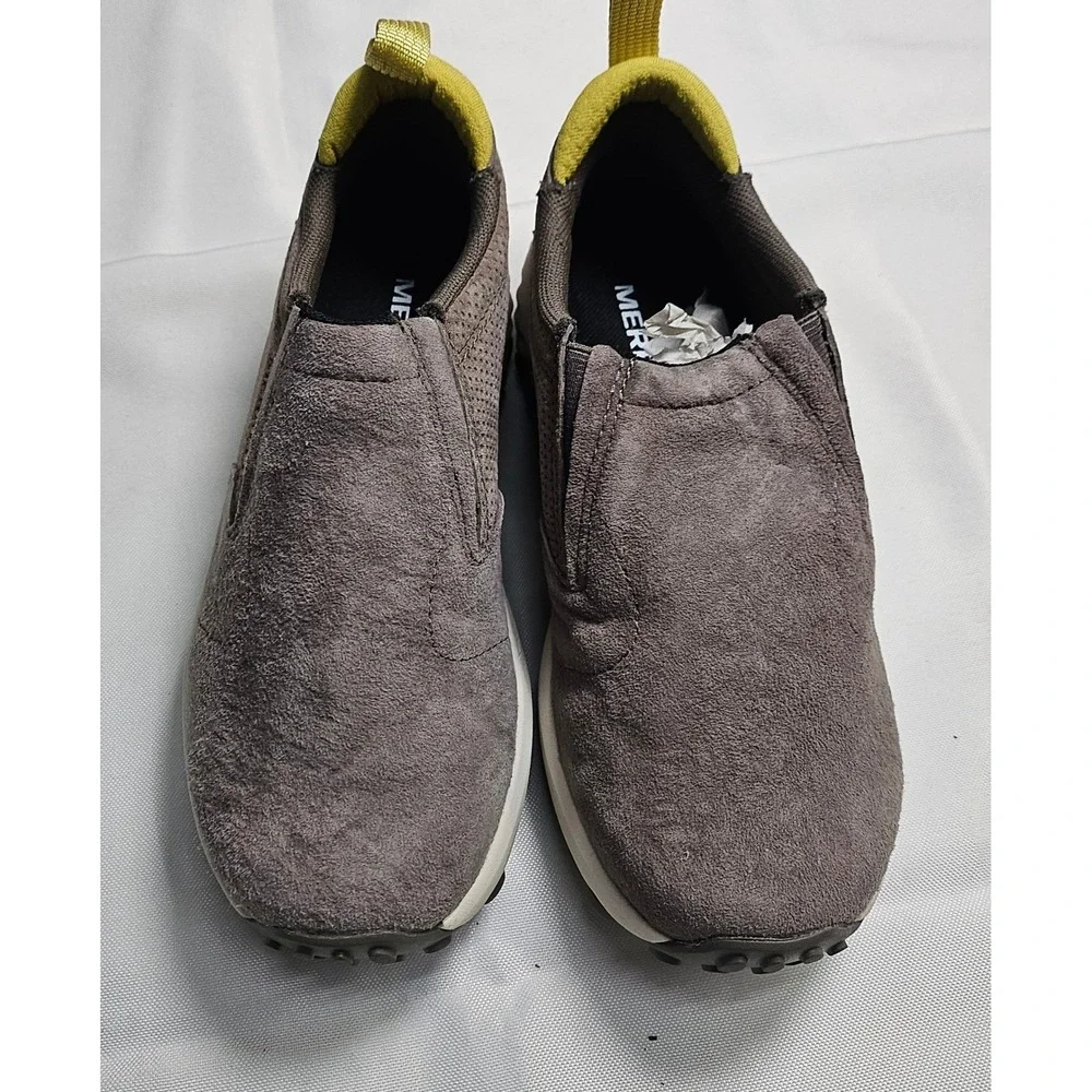 Merrell Falcon Slip On Shoes Women Size 5.5 Grey Yellow Trail Running J45752 NEW